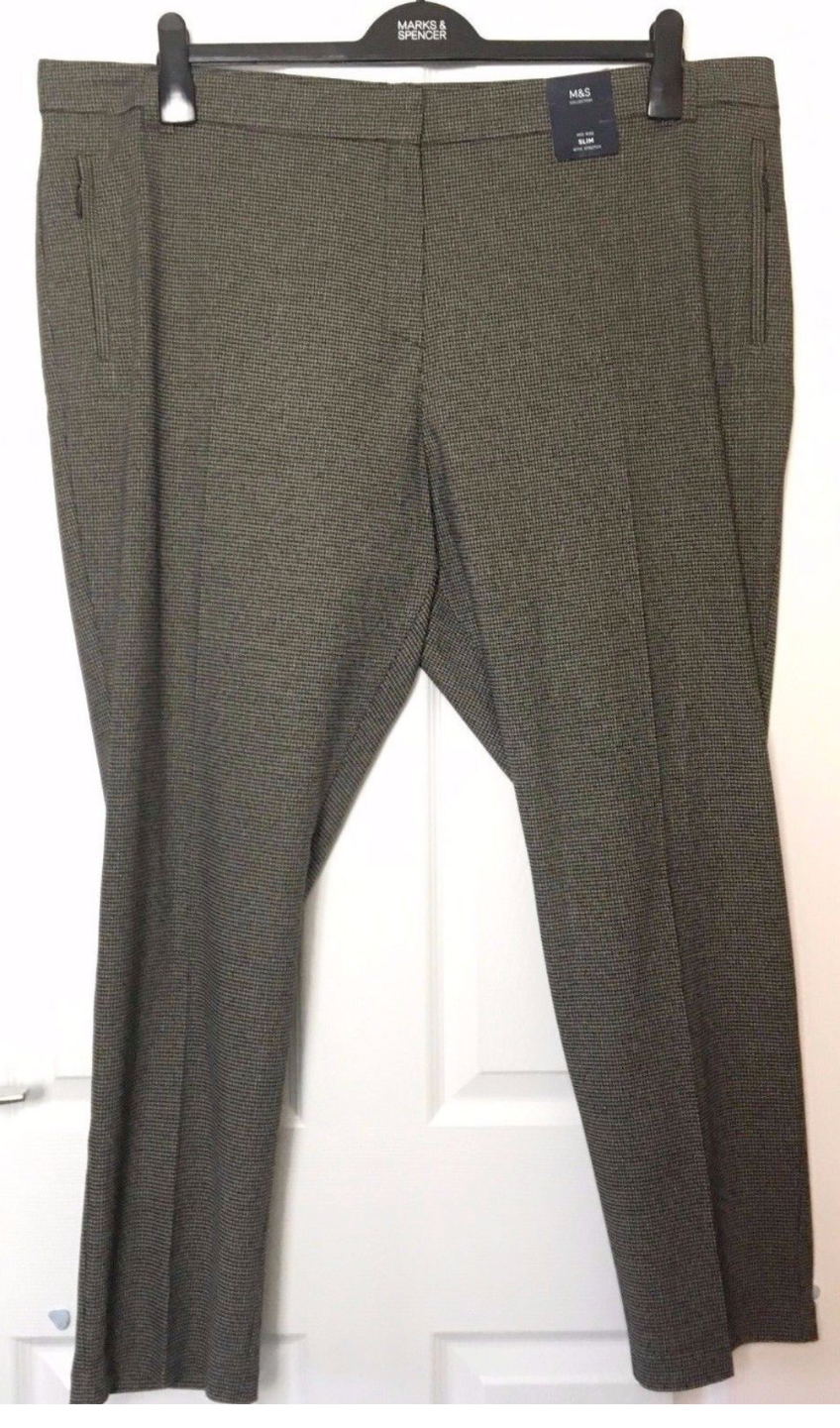 ladies trousers m and s